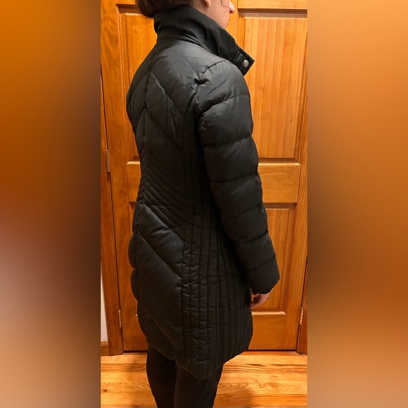 London Fog Faux Fur Hooded Down Puffer Coat, XXS - Picture 5 of 6